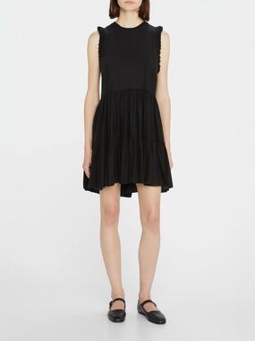 CINQ A SEPT • Eleanora Silk Sleeveless Dress in Black